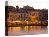 The Old Harbor, Chania, Crete, Greece-Darrell Gulin-Stretched Canvas