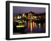 The Old Harbour, Illuminated at Dusk, Weymouth, Dorset, England, UK, Europe-Ruth Tomlinson-Framed Photographic Print