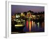 The Old Harbour, Illuminated at Dusk, Weymouth, Dorset, England, UK, Europe-Ruth Tomlinson-Framed Photographic Print