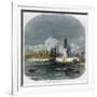 The Old Harbour of Barcelona, Catalonia, Spain, C1880-null-Framed Giclee Print