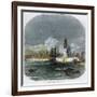 The Old Harbour of Barcelona, Catalonia, Spain, C1880-null-Framed Giclee Print