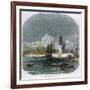 The Old Harbour of Barcelona, Catalonia, Spain, C1880-null-Framed Giclee Print