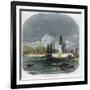 The Old Harbour of Barcelona, Catalonia, Spain, C1880-null-Framed Giclee Print