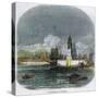 The Old Harbour of Barcelona, Catalonia, Spain, C1880-null-Stretched Canvas