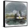 The Old Harbour of Barcelona, Catalonia, Spain, C1880-null-Framed Stretched Canvas