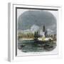 The Old Harbour of Barcelona, Catalonia, Spain, C1880-null-Framed Giclee Print