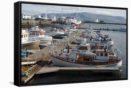 The Old Harbour, Reykjavik, Iceland, Polar Regions-Ethel Davies-Framed Stretched Canvas