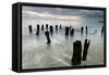 The Old Harbour, Winchelsea Beach, Sussex, England, United Kingdom, Europe-Bill Ward-Framed Stretched Canvas