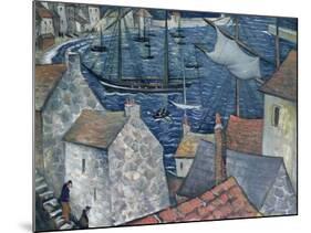 The Old Harbour-Christopher Richard Wynne Nevinson-Mounted Giclee Print