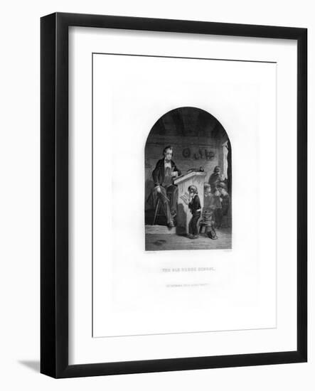 The Old Hedge School, 1872-C Burt-Framed Giclee Print