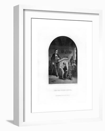 The Old Hedge School, 1872-C Burt-Framed Giclee Print