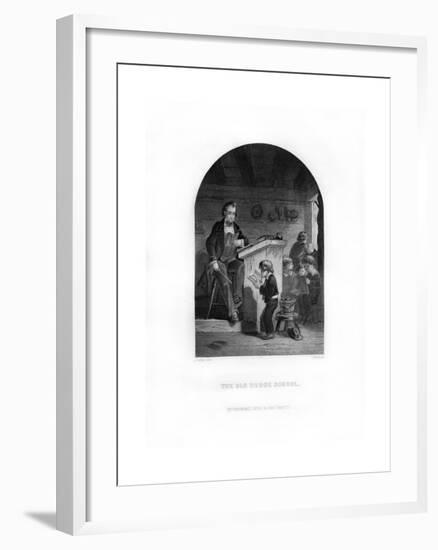 The Old Hedge School, 1872-C Burt-Framed Giclee Print