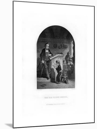 The Old Hedge School, 1872-C Burt-Mounted Giclee Print