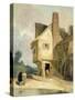 The Old House at St. Albans, C.1806-John Sell Cotman-Stretched Canvas