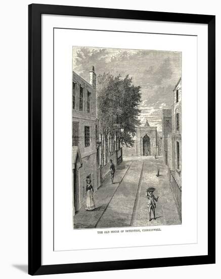 The Old House of Detention, 1878-null-Framed Premium Giclee Print