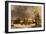 The Old Inn - Ten Miles to Salem, 1860-63-George Henry Durrie-Framed Giclee Print