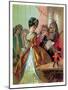 The Old King and the Nutcracker Prince, Illustration from "The Nutcracker" by E.T.A. Hoffman 1883-Carl Offterdinger-Mounted Giclee Print