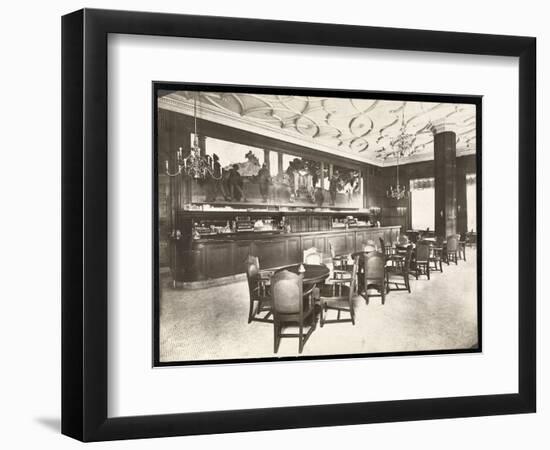 The Old King Cole Bar at the Hotel Knickerbocker, 1906-Byron Company-Framed Giclee Print