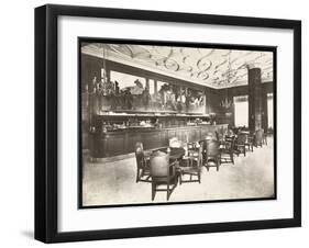 The Old King Cole Bar at the Hotel Knickerbocker, 1906-Byron Company-Framed Giclee Print