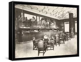 The Old King Cole Bar at the Hotel Knickerbocker, 1906-Byron Company-Framed Stretched Canvas