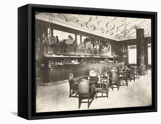 The Old King Cole Bar at the Hotel Knickerbocker, 1906-Byron Company-Framed Stretched Canvas