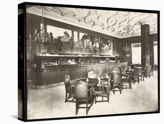 The Old King Cole Bar at the Hotel Knickerbocker, 1906-Byron Company-Stretched Canvas