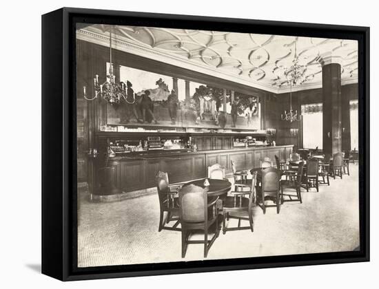 The Old King Cole Bar at the Hotel Knickerbocker, 1906-Byron Company-Framed Stretched Canvas