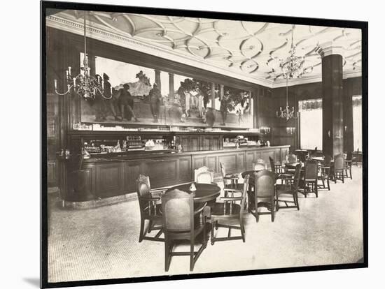 The Old King Cole Bar at the Hotel Knickerbocker, 1906-Byron Company-Mounted Giclee Print