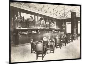 The Old King Cole Bar at the Hotel Knickerbocker, 1906-Byron Company-Mounted Giclee Print