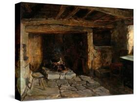 The Old Kitchen, 1893-Ralph Hedley-Stretched Canvas