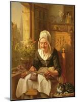 The Old Lacemaker, 1844-J.l. Dyckmans-Mounted Giclee Print
