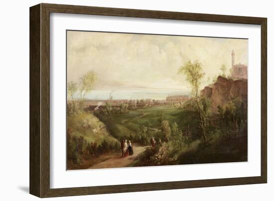 The Old Leith Walk, Edinburgh, C.1840-45-Thomas Miles Richardson-Framed Giclee Print