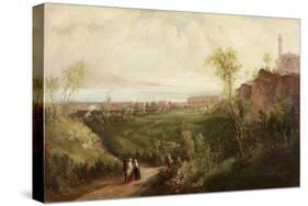 The Old Leith Walk, Edinburgh, C.1840-45-Thomas Miles Richardson-Stretched Canvas