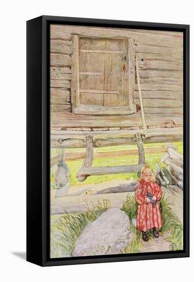 The Old Lodge, from a Commercially Printed Portfolio, Published in 1939-Carl Larsson-Framed Stretched Canvas