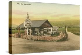 The Old Log Cabin-null-Stretched Canvas