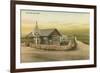 The Old Log Cabin-null-Framed Art Print