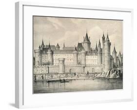 'The Old Louvre in 1670', 1915-Unknown-Framed Giclee Print