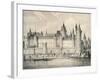 'The Old Louvre in 1670', 1915-Unknown-Framed Giclee Print