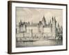 'The Old Louvre in 1670', 1915-Unknown-Framed Giclee Print