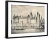 'The Old Louvre in 1670', 1915-Unknown-Framed Giclee Print