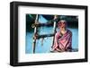The Old Man and the Ganges-null-Framed Art Print