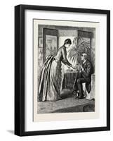 The Old Man and the Lady, 1888-George L. Du Maurier-Framed Giclee Print