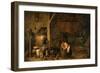 The Old Man and the Maid, C. 1650-David Teniers the Younger-Framed Premium Giclee Print