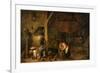 The Old Man and the Maid, C. 1650-David Teniers the Younger-Framed Giclee Print