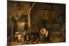 The Old Man and the Maid, C. 1650-David Teniers the Younger-Mounted Giclee Print