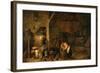 The Old Man and the Maid, C. 1650-David Teniers the Younger-Framed Giclee Print