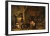 The Old Man and the Maid, C. 1650-David Teniers the Younger-Framed Giclee Print