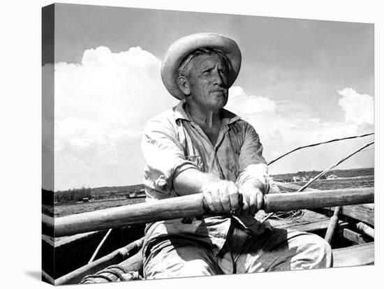 The Old Man And The Sea, Spencer Tracy, 1958-null-Stretched Canvas