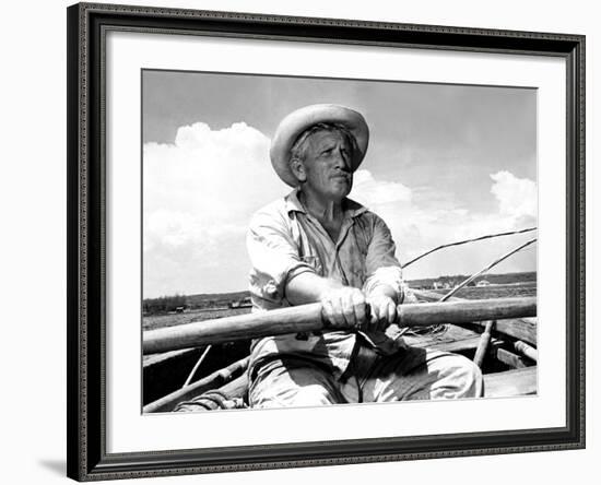 The Old Man And The Sea, Spencer Tracy, 1958-null-Framed Photo