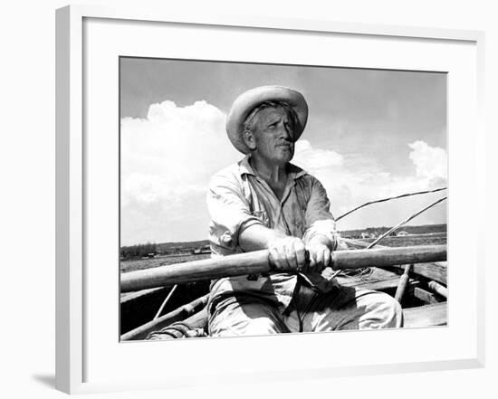 The Old Man And The Sea, Spencer Tracy, 1958-null-Framed Photo